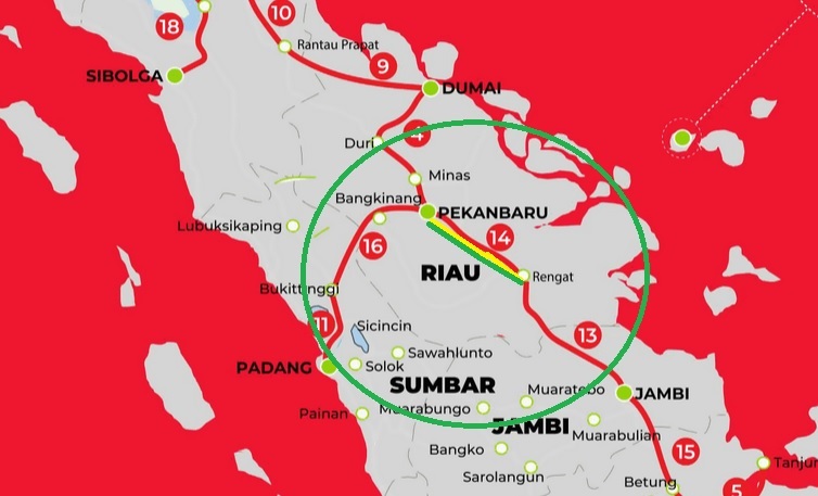 Penlok Tol Pekanbaru Mengarah ke Jambi 175 Km Rampung, Sempat Nabrak Landasan Helikopter