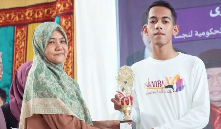 Mahasiswa PBA UNJA Juara 3 Nasional Hifdzil Qur’an 20 Juz di Langsa Aceh