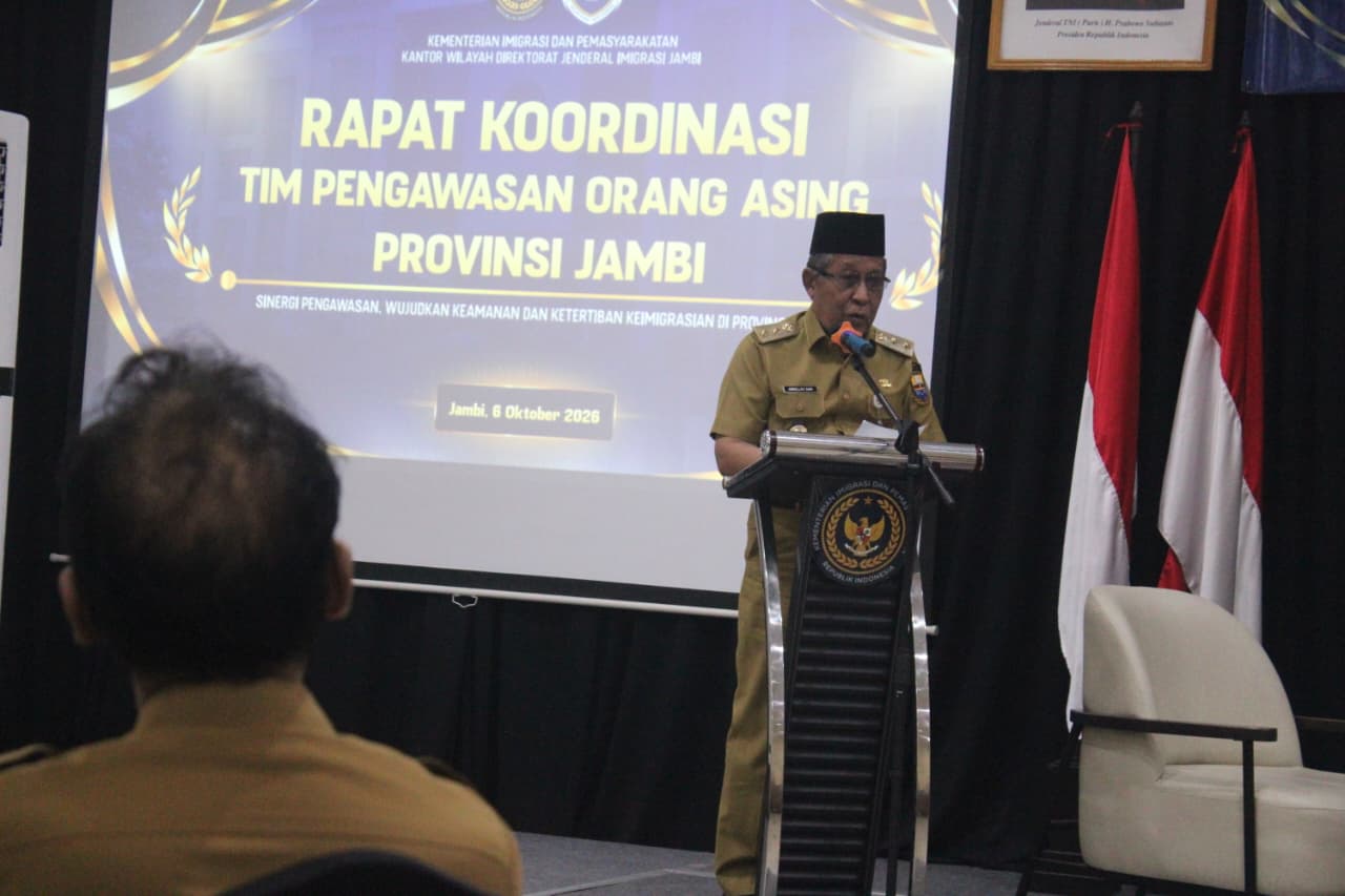 Rapat Timpora Tingkat Provinsi, Wagub Sani Minta Perketat Pengawasan Orang Asing, 