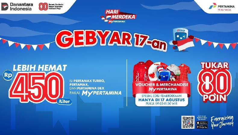 Pertamina Patra Niaga Pastikan Pasokan Energi Aman Jelang HUT ke-80 RI, Hadirkan Promo Spesial Kemerdekaan