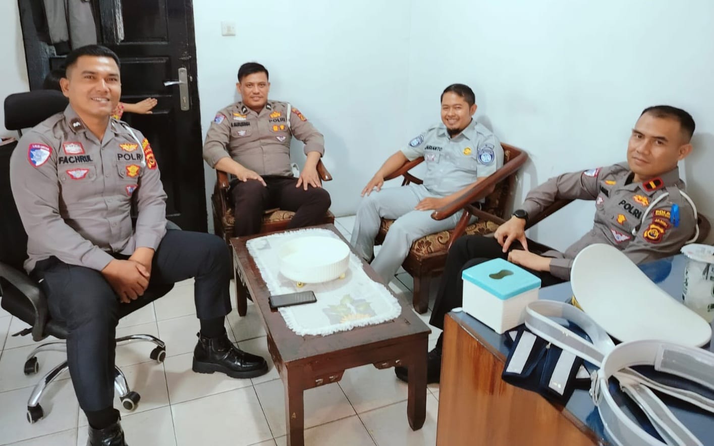 Jasa Raharja Sarolangun Gelar Forum Komunikasi Lalu Lintas Bersama Satlantas Polres Sarolangun
