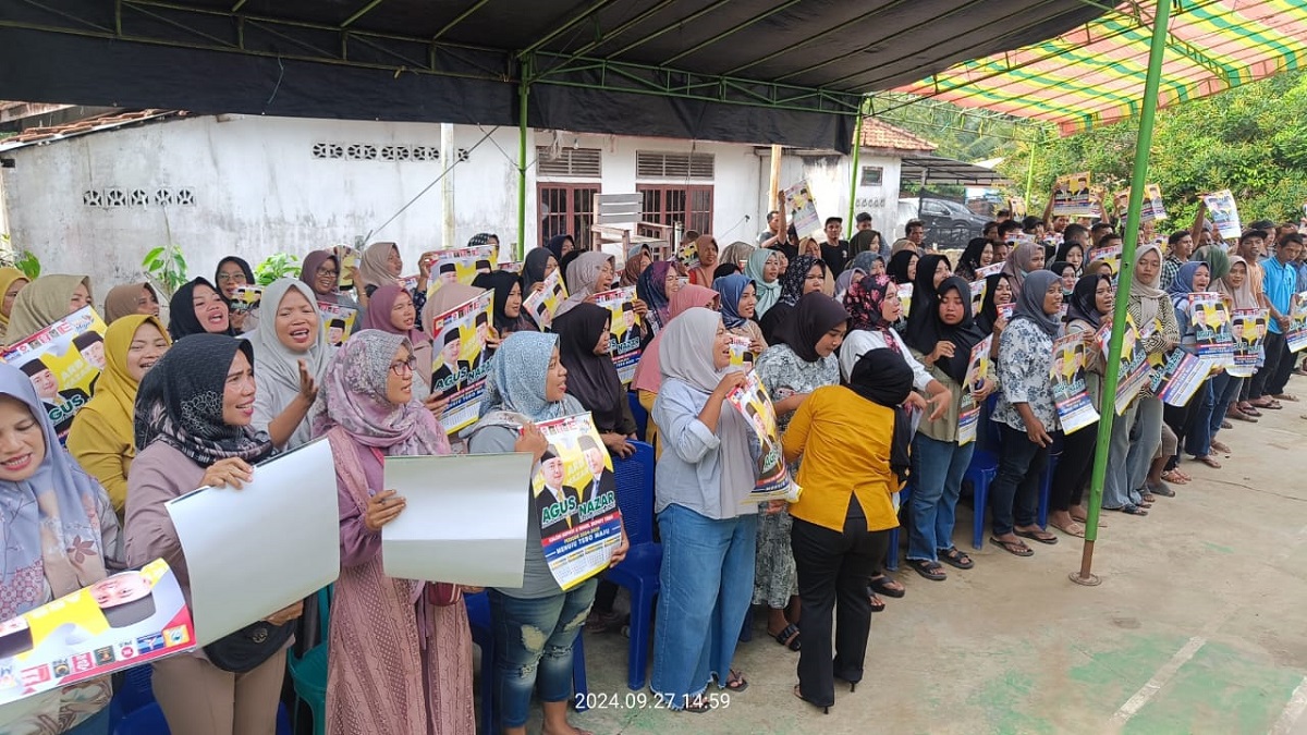 Suara Emak-Emak Hanya Untuk Agus Nazar, Jadi Tekad Tim Arimbi Tebo Ilir