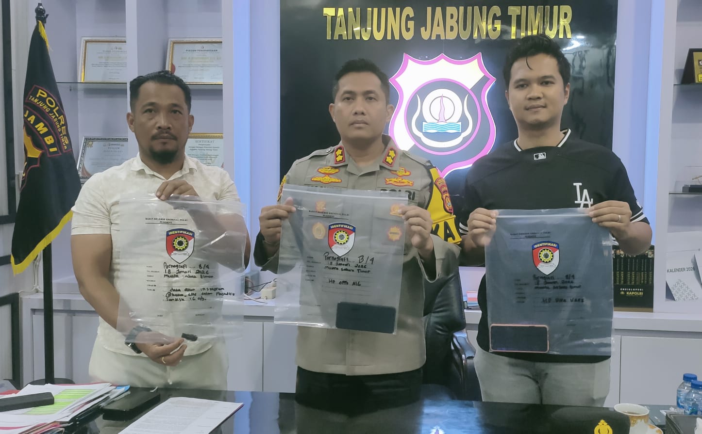 Sebar Video Asusila Mantan Kekasih, Pria Sabak Timur Ditangkap