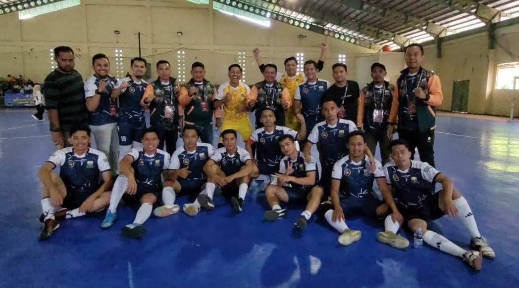 Tim Futsal Pornas Korpri Jambi Bekuk Kementrian PPPA 7 Gol Tanpa Balas di GOR Undip Semarang