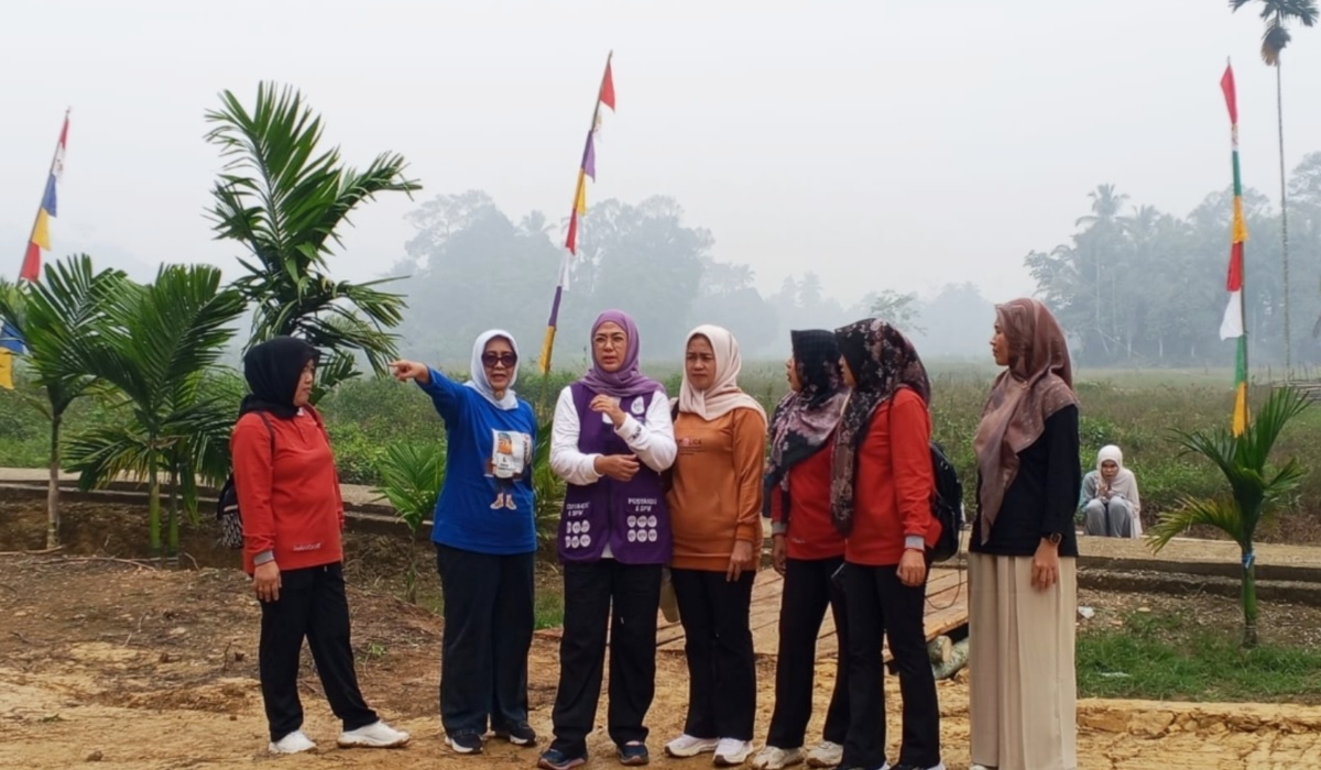 Lavita Syukur Tinjau Kesiapan HKG Ke-54 Kabupaten Merangin di Desa Tiangko