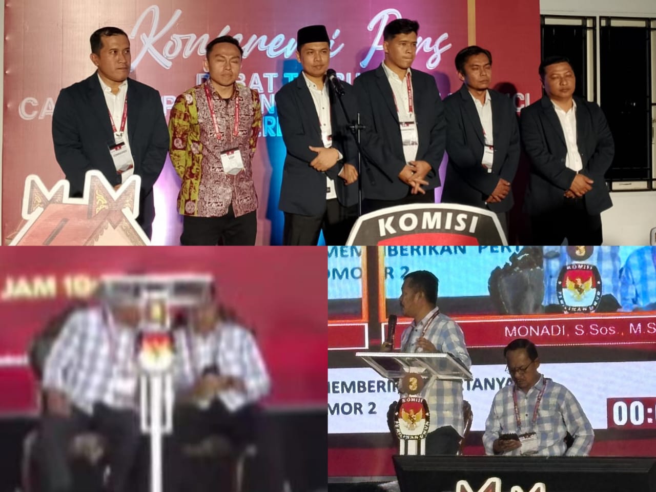 Ketahuan Main HP Saat Debat, Monadi dan Murison Ditindak KPU dan Bawaslu 