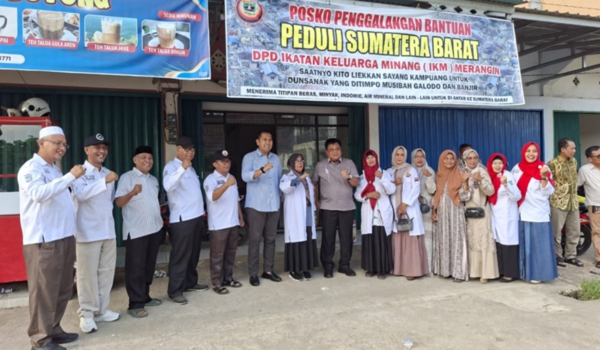 Dilepas Bupati M. Syukur, IKM Merangin Salurkan Bantuan Kemanusiaan untuk Sumbar