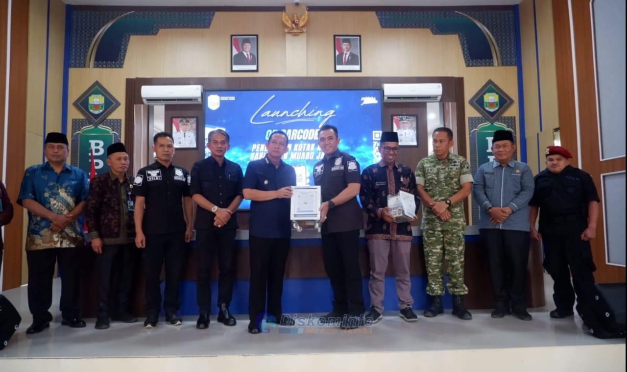 Bupati Muaro Jambi Luncurkan Barcode Kotak Amal
