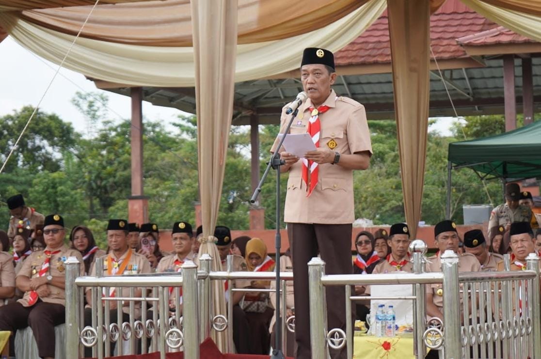 Pemkab Merangin Gelar Apel Besar Hari Pramuka ke-64