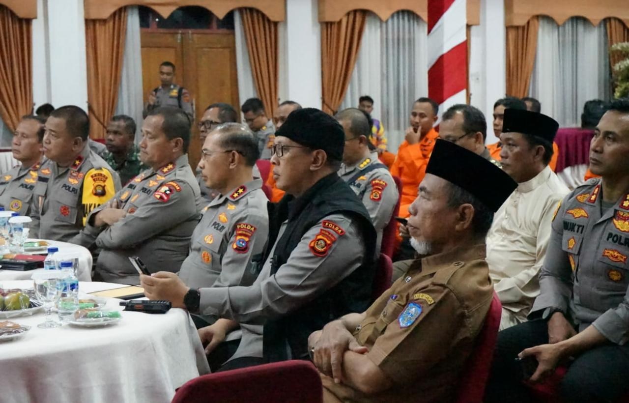 Evakuasi Rombongan Kapolda Jambi, Enam Jenderal dan Petinggi Rembuk di Merangin