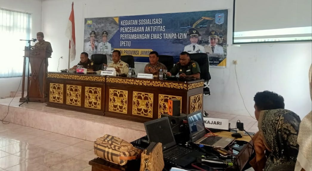 Bupati Merangin Buka Sosialisasi Pencegahan PETI