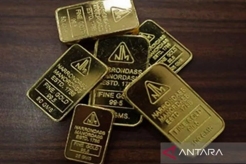 Harga emas Antam Merosot Jadi Rp1597 Juta Per Gram