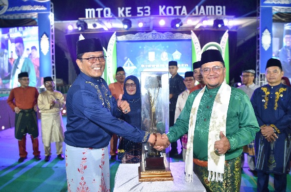 MTQ ke 53 Tingkat Kota Jambi Resmi Ditutup, Kecamatan Alam Barajo Juara Umum