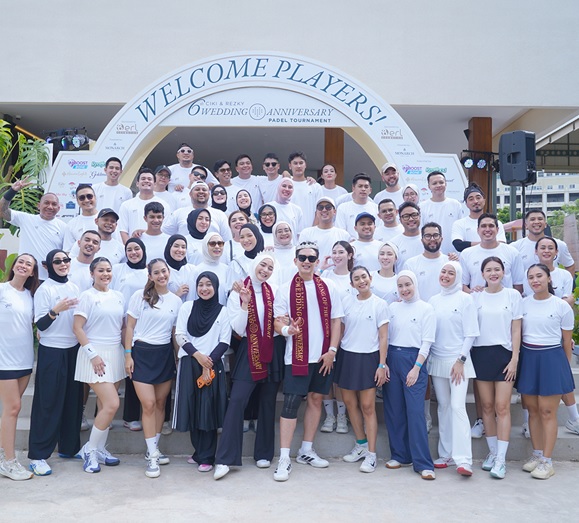 Rayakan 6 Tahun Pernikahan, Citra Kirana & Rezky Aditya Gelar Event Padel Spesial Bersama B ERL Cosmetics