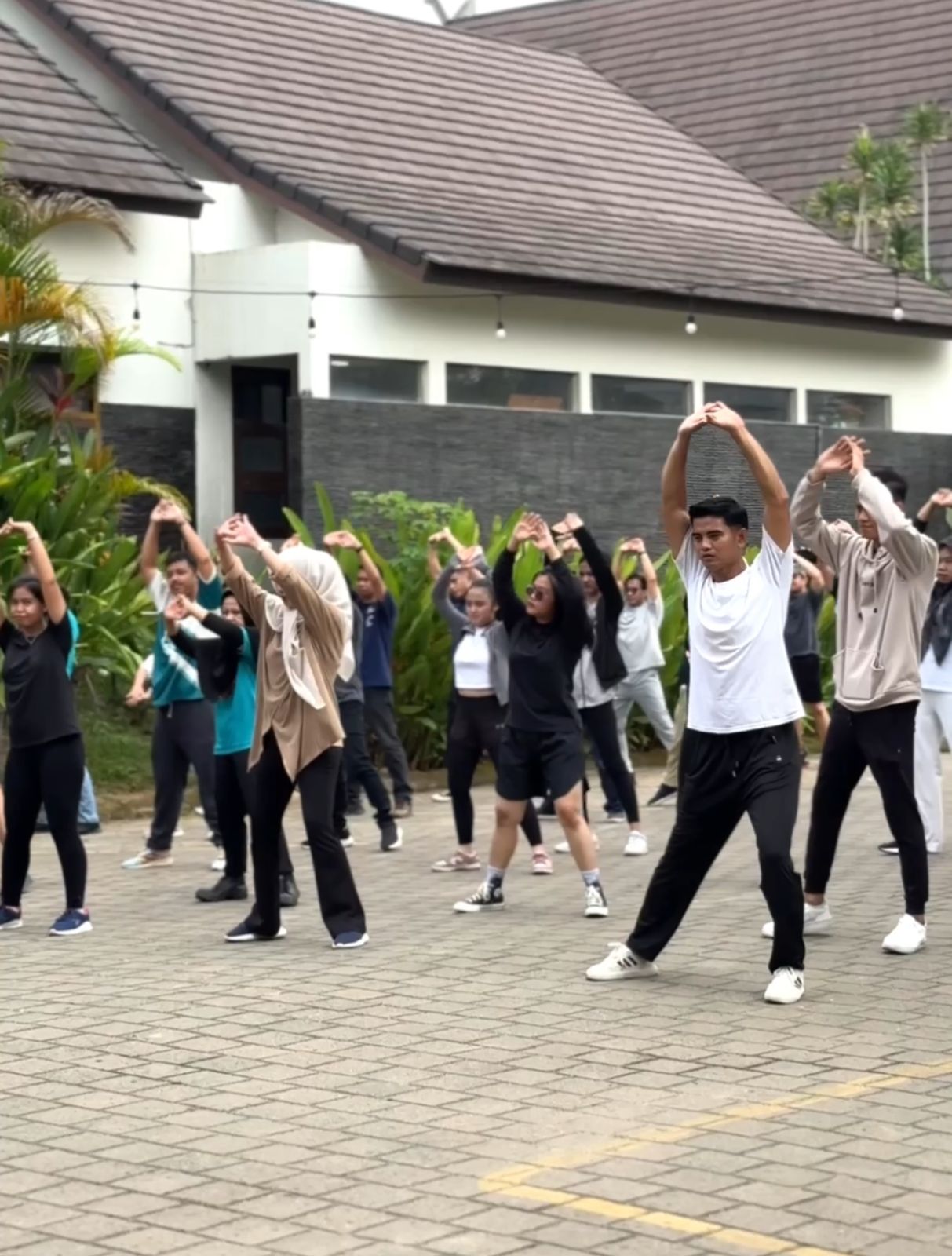 Peduli Kesehatan, Rumah Kito Resort Hotel Jambi Adakah Senam Sehat dan Pemeriksaan Kesehatan 