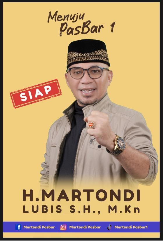 H Martondi Lubis Siap Menuju Pasaman Barat 1