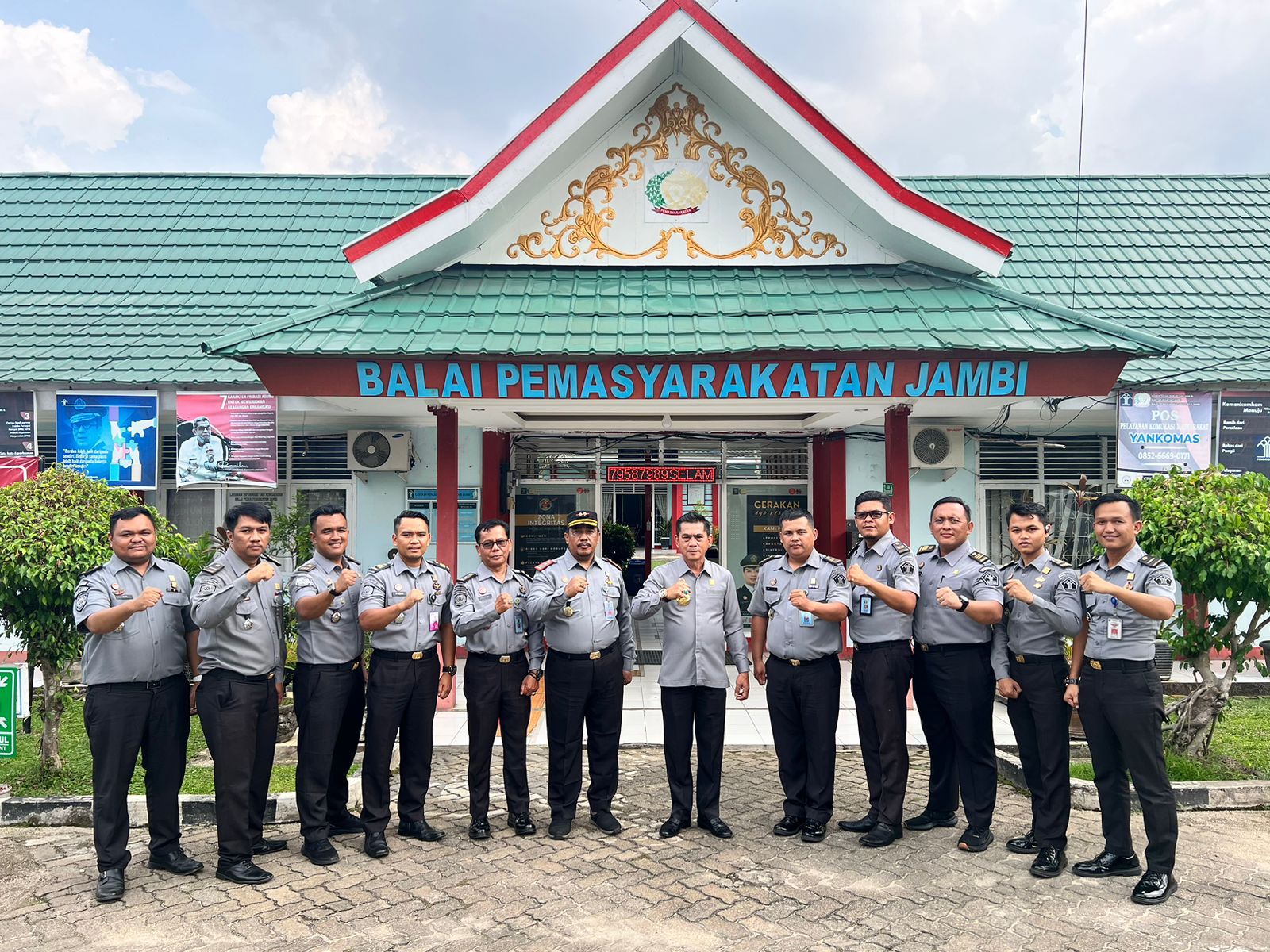 Jelang Pelaksanaan Rakor Pembentukan Griya Abhipraya, Kakanwil Kemenkumham Jambi Kunjungi Bapas Kelas I Jambi