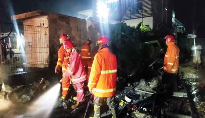 Warkop di Simpang Rimbo Ludes Terbakar, Ini Penyebabnya