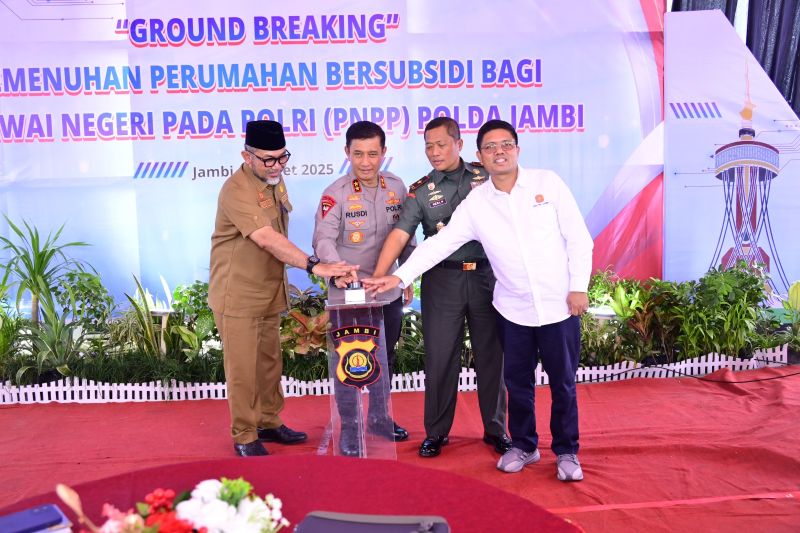 Polda Jambi - REI Sepakati Pembangunan Rumah Subsidi Untuk PNS Polri