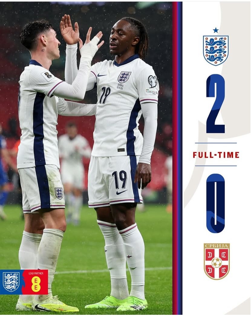 Tekuk Serbia 2-0, Inggris Lolos Piala Dunia 2026