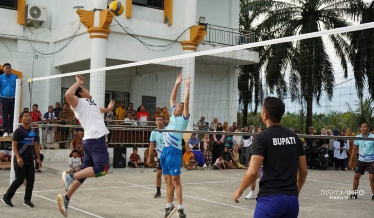  Tim Volly RD Bupati Unggul Atas Tim Kejari Merangin