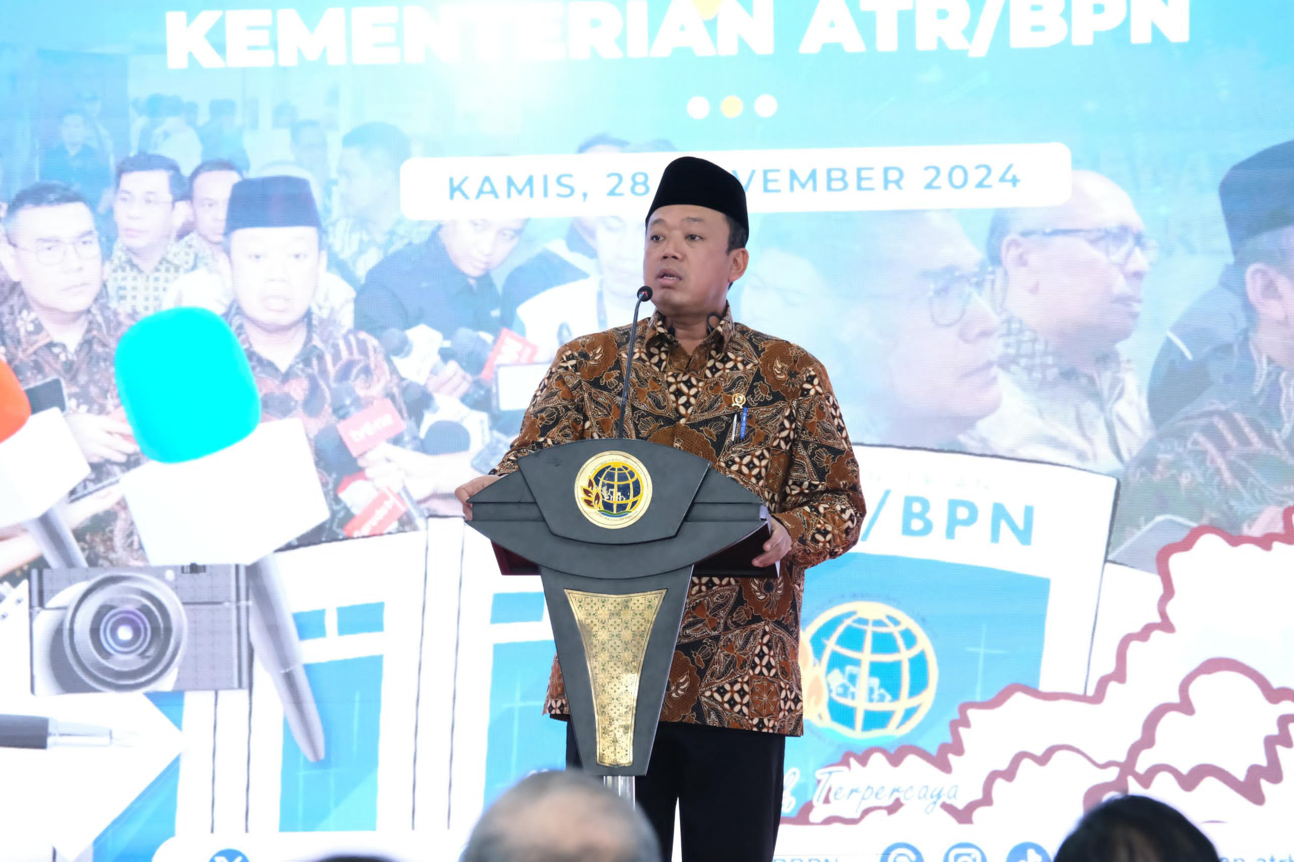 Media Gathering Kementerian ATR/BPN, Menteri Nusron: Terima Kasih Telah Mewartakan Kementerian Ini