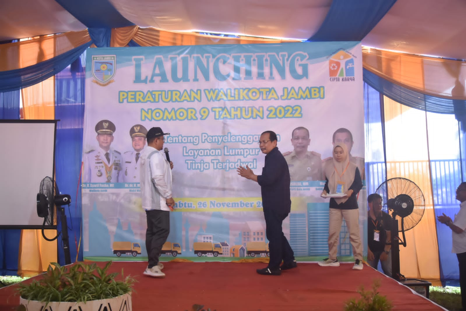 Pemkot Jambi Launching Perwal Lumpur Tinja Terjadwal, Luncurkan Aplikasi Si Praktis 