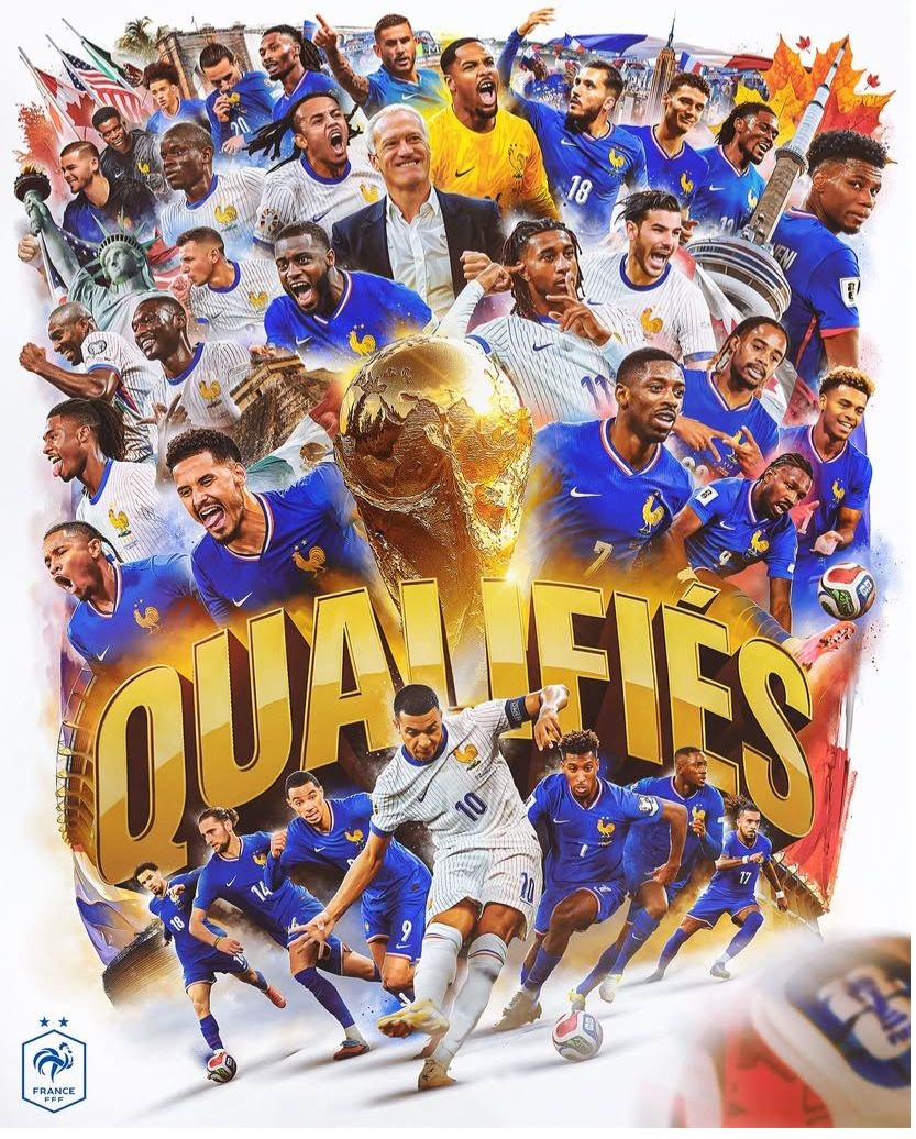 Sikat Ukraina 4-0, Prancis Lolos Otomatis ke Piala Dunia 2026