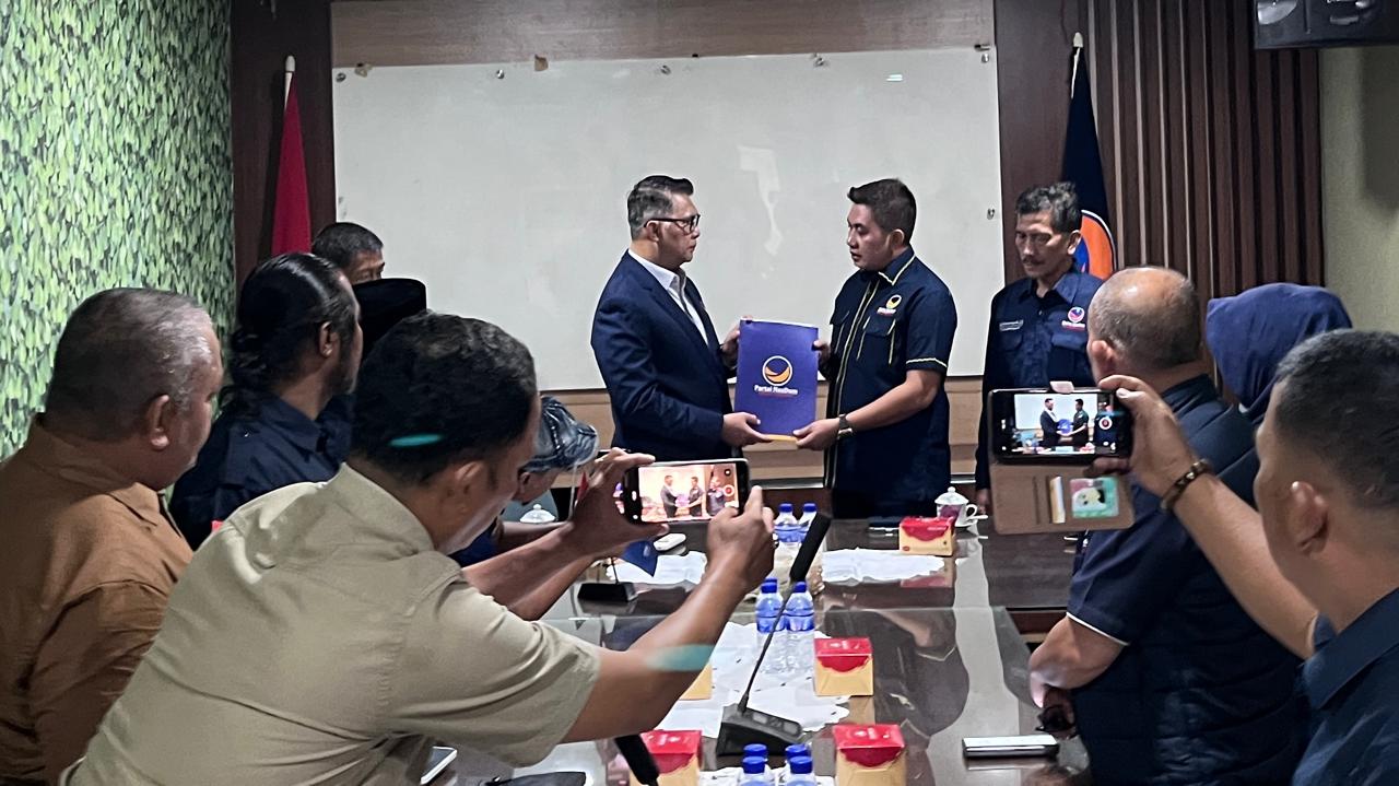 Pimpin NasDem Sarolangun, Harta Saputra Siap Besarkan Partai