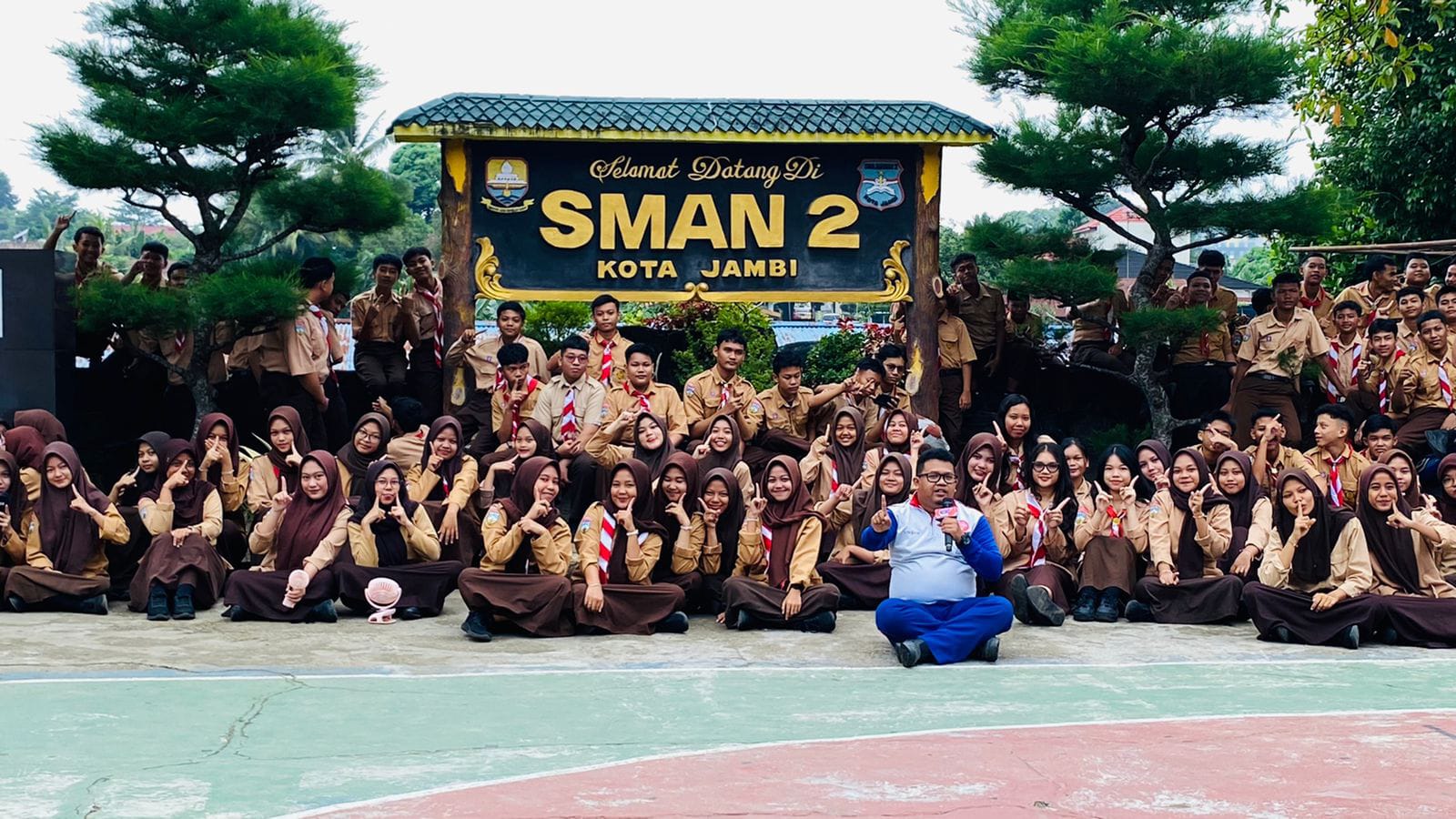 Honda Roadshow to School, Siswa SMA N 2 Jambi Siap Berkendara Aman