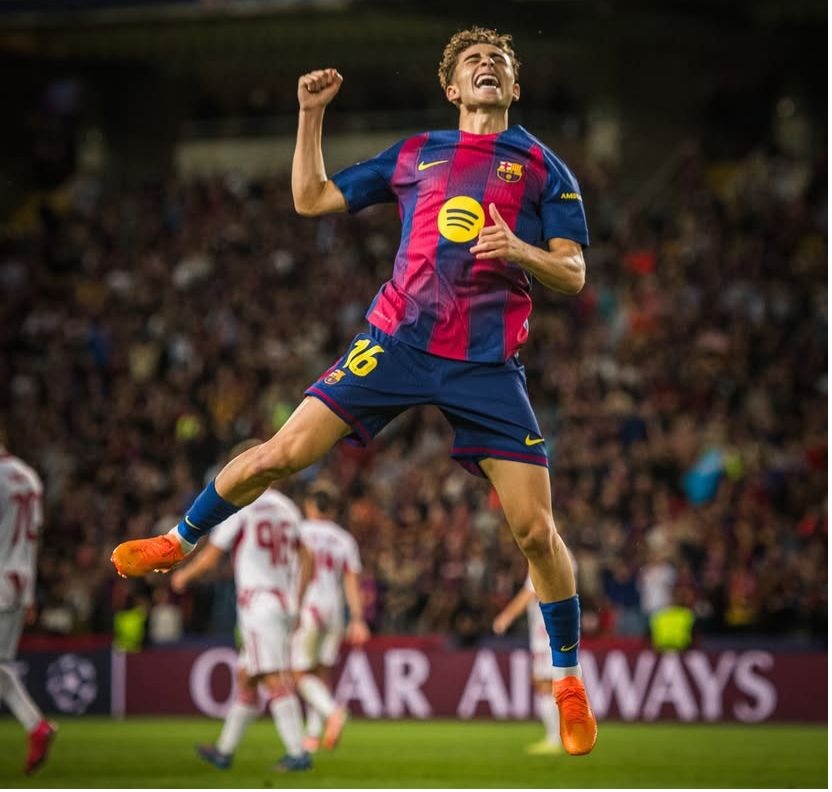  Barcelona Lumat Olympiacos 6-1, Fermin Lopez Cetak Hattrick