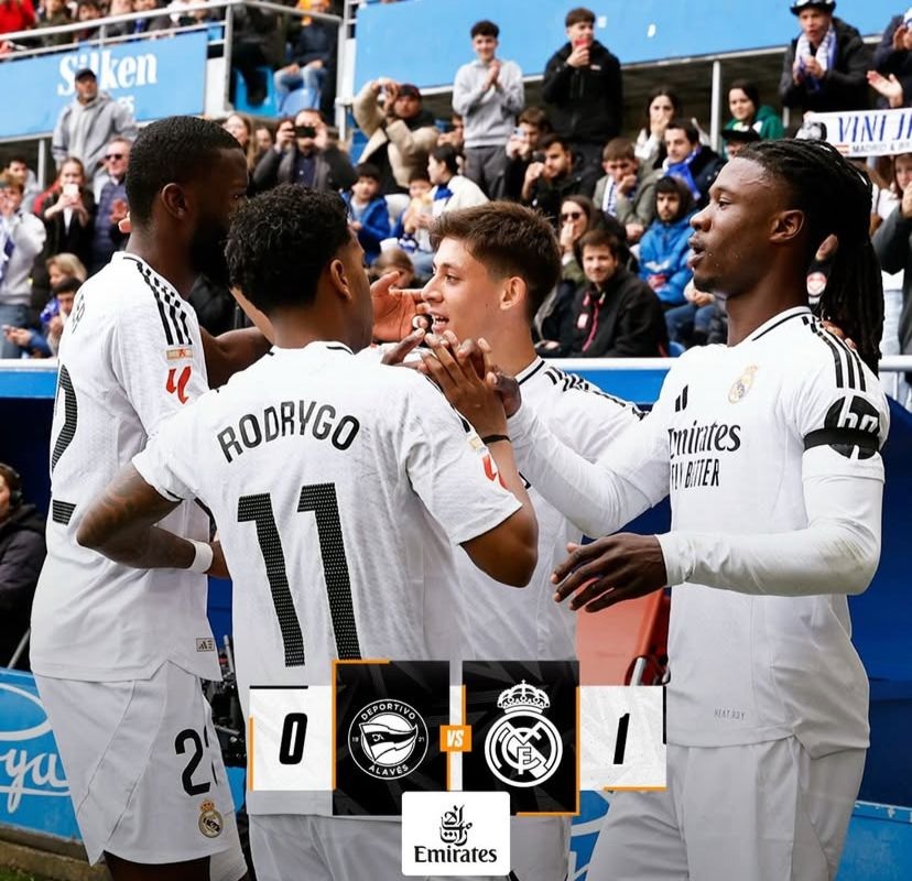 Mbappe Diganjar Kartu Merah, Real Madrid  Kalahkan Alaves 1-0