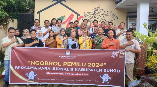 Sukseskan Pemilu 2024, KPU Bungo Ajak Kolaborasi Media Massa
