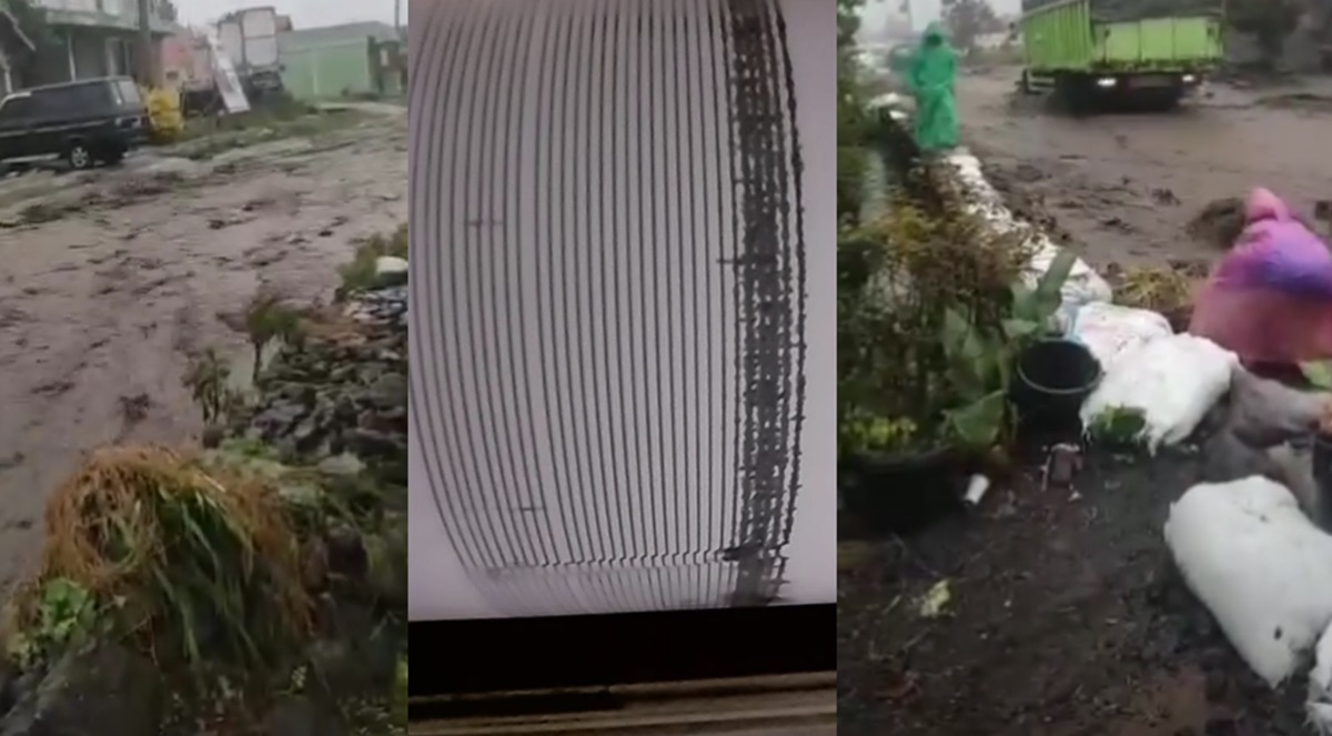 Waspada! PVMBG Deteksi Getaran Banjir Lahar Gunung Kerinci Amplitudo 3 mm