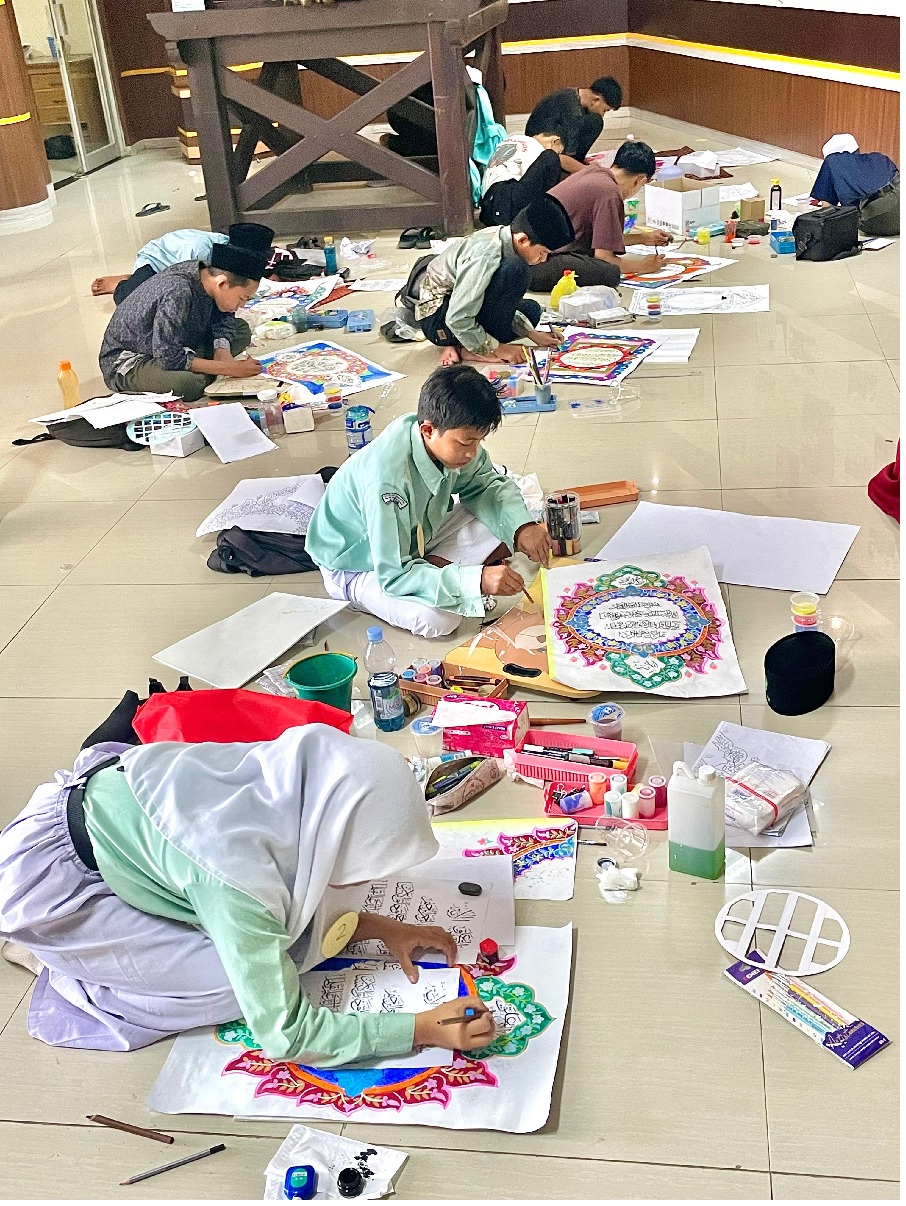 Lomba Kaligrafi Tingkat SLTP se-Kota Jambi Digelar di Museum Gentala Arasy