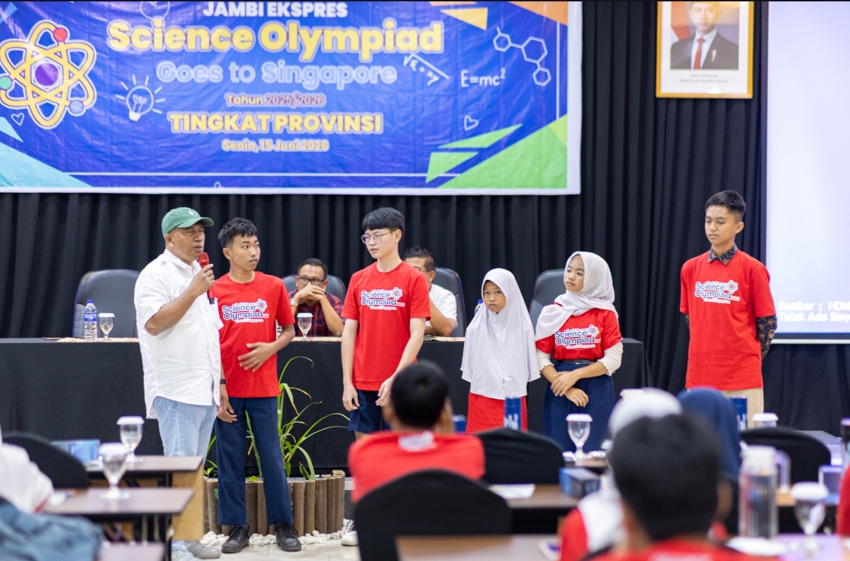 Selamat! Tujuh Pelajar Jambi Raih Hadiah Edukasi ke Singapura, Ini Daftar Juara JE Science Olympiad 2025/2026