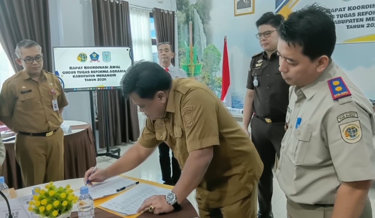 Pemkab Merangin Gelar Rakor GTRA 2026 Guna Percepat Penyelesaian Konflik Lahan