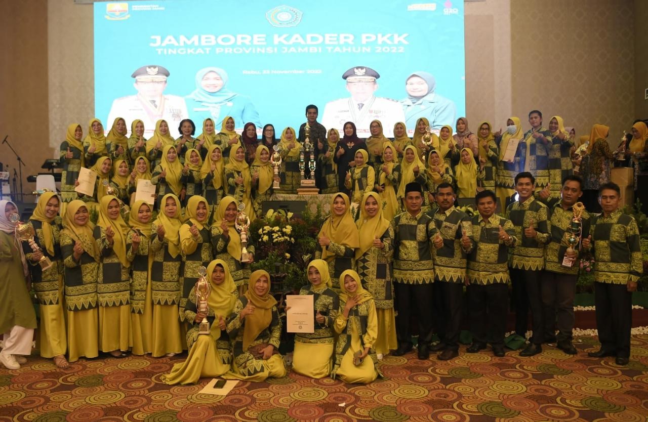 Merangin Juara Umum Jambore PKK  Tingkat Provinsi Jambi 2022