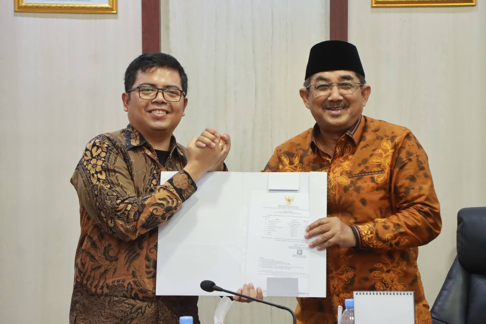 Bupati Anwar Sadat Hadiri Entry Meeting BPK RI