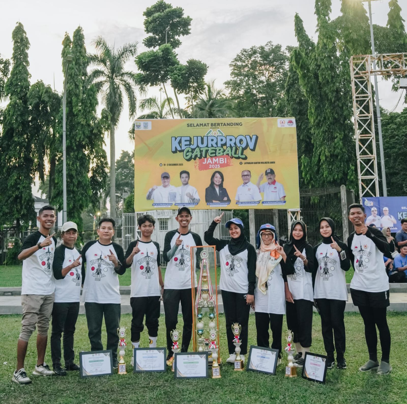 Kota Jambi Raih Juara Umum Kejurprov Gateball 2025