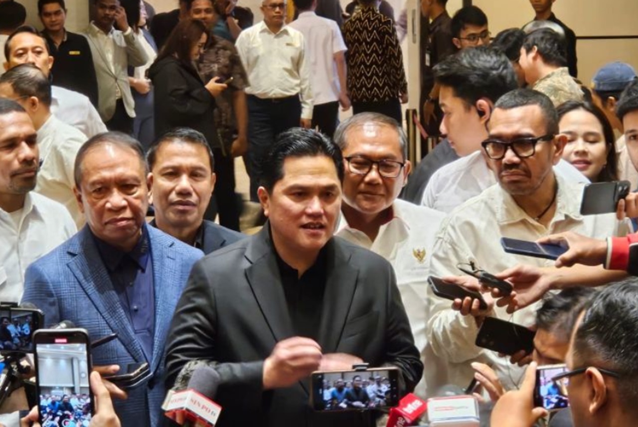 Reaksi Erick Thohir Saat Disebut Pecat Shin Tae-yong karena Ditekan Mafia Bola 