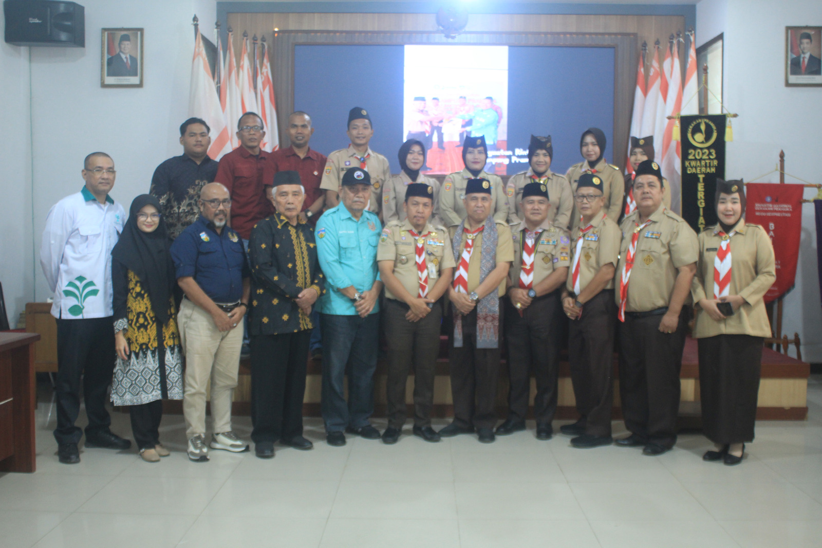 Kwarda Jambi Sambut Kwarcab Musi Banyuasin dalam Rangka Study Tiru