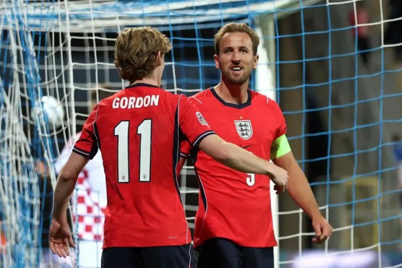Inggris Bantai Kroasia 7-0 di UEFA Nations League, Harry Kane dan Bukayo Saka Masing-Masing Cetak Dua Gol