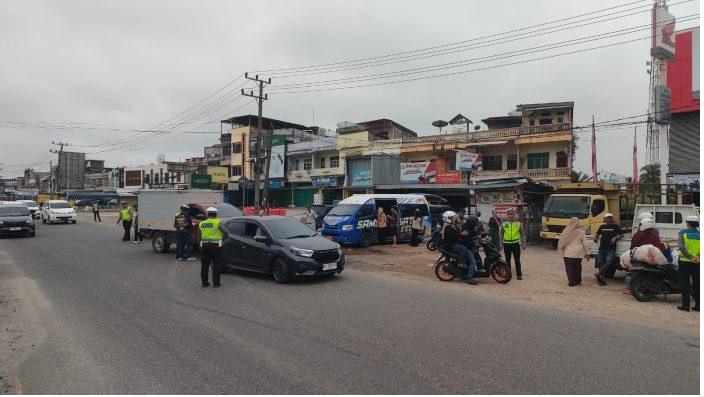 Razia Gabungan di Bungo Jaring Puluhan Kendaraan