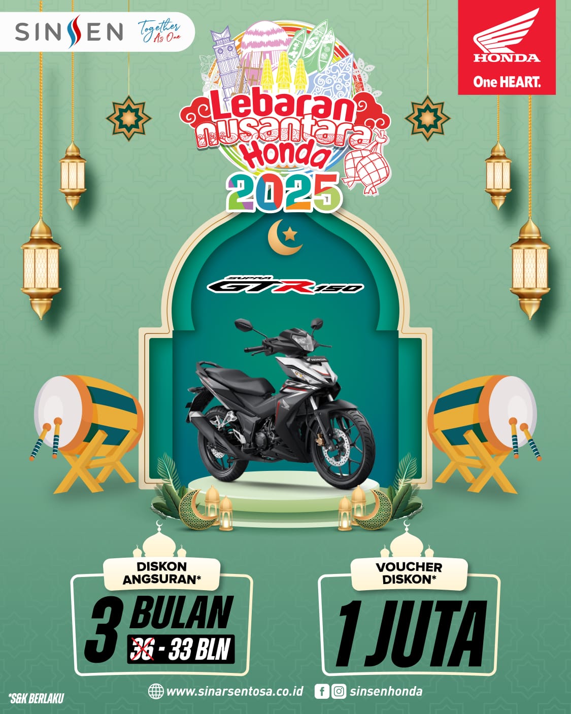 Dapatkan Honda Supra GTR150 dengan Harga Terjangkau di Jambi