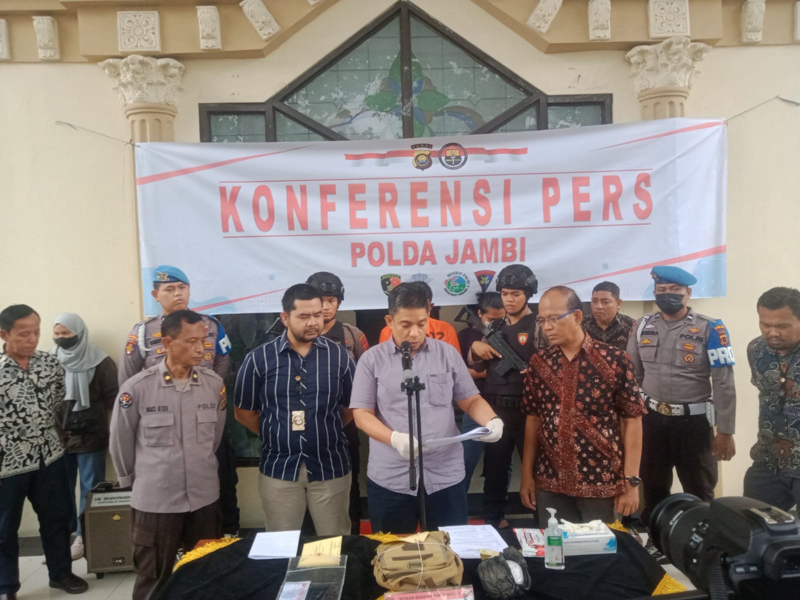Seorang Kurir Sabu Asal Aceh Timur Diringkus Polda Jambi 