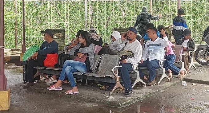 Nataru, Penumpang di  Pelabuhan Roro Kualatungkal Melonjak, Sejak 18 Desember 2023 Berjumlah 1.761 Orang