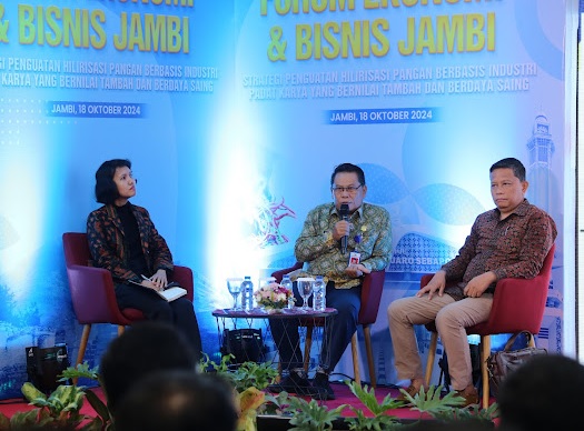 Forum Ekonomi dan Bisnis Triwulan II 2024, Penguatan Hilirisasi Pangan untuk Peningkatan Daya Saing Jambi