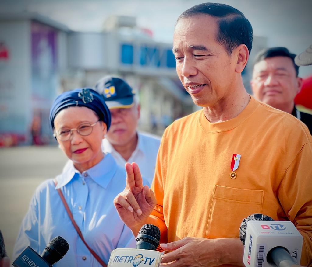 Tiba di Labuan Bajo, Presiden Ikuti Simulasi Penyambutan Pemimpin ASEAN