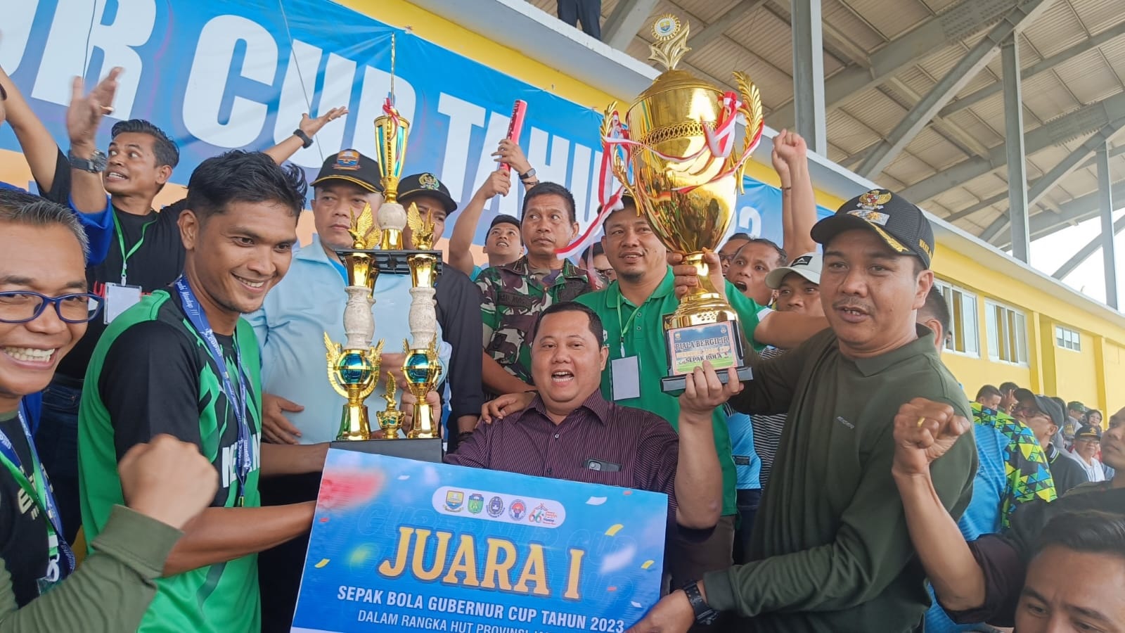 Disaksikan Langsung Wabup Nilwan Yahya, Merangin Juara Gubernur Cup 2023